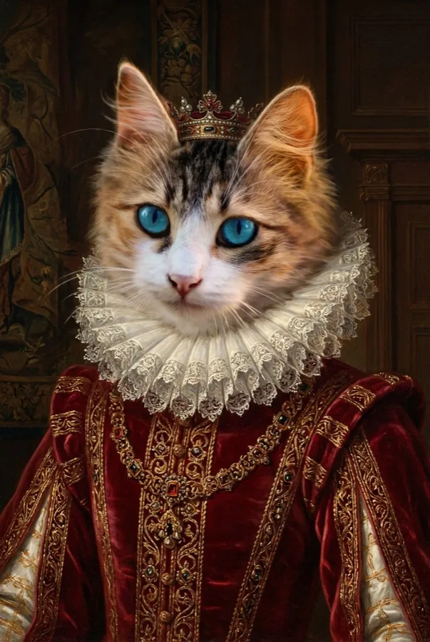 Tabby cat portrait